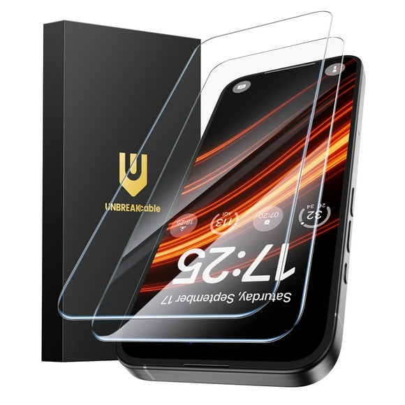 Protector de pantalla UnbreakCable para iPhone 16 Pro Max, paquete de 2 unidades, antideslumbrante