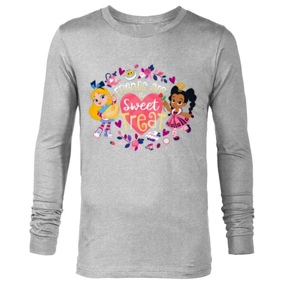 Disney Alice's Wonderland Bakery Friends are a Sweet Treat - Long Sleeve T-Shirt for Men - Customized-Athletic Heather