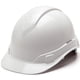 thumbnail image 1 of Pyramex Ridgeline - Gorro estilo gorra con trinquete de 6 puntos, color blanco, 1 of 1