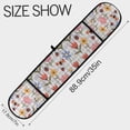 thumbnail image 3 of Dailycode Double Sided Oven Mitt with Loop Heat Resistant Kitchen Long Potholders 7" x 35" Flowers and Ladybirds, 3 of 6