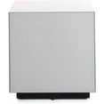 thumbnail image 4 of SONOROUS STB-45 All Glass Cube Side Table/Night Stand, 4 of 6