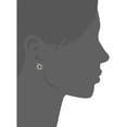 thumbnail image 2 of Sterling Silver choice of gemstone flower Stud Earrings, 2 of 2