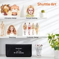 thumbnail image 6 of 36 Colors Skin Tone&Hair Art Markers, Shuttle Art Dual Tip Alcohol Based Marker Pen Set Contains 1 Blender 1 Carrying Case 1 Marker Pad for Adults Portrait,Comic, Anime, Manga, 6 of 10