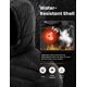 thumbnail image 5 of Chaqueta TBMPOY para hombre, ligera, acolchada, con capucha, negra, 3XL, 5 of 7
