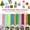 12 colors, variant on 600Pcs 6 Colors Pipe Cleaner Flower Bouquet Craft Kit, DIY Tulip Lily Flower Making Supplies with Floral Wire, Floral Tape, Stamens, Wrapping Paper & Ribbon, Handmade Gift for Mother’s Day Teacher Ap