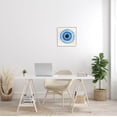 thumbnail image 2 of Stupell Industries Patterned Evil Eye Mati Symbol Graphic Art White Framed Art Print Wall Art, Design by Ziwei Li, 2 of 7