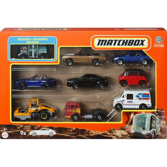 Matchbox - Collection de véhicules assortis - Coffret-cadeau