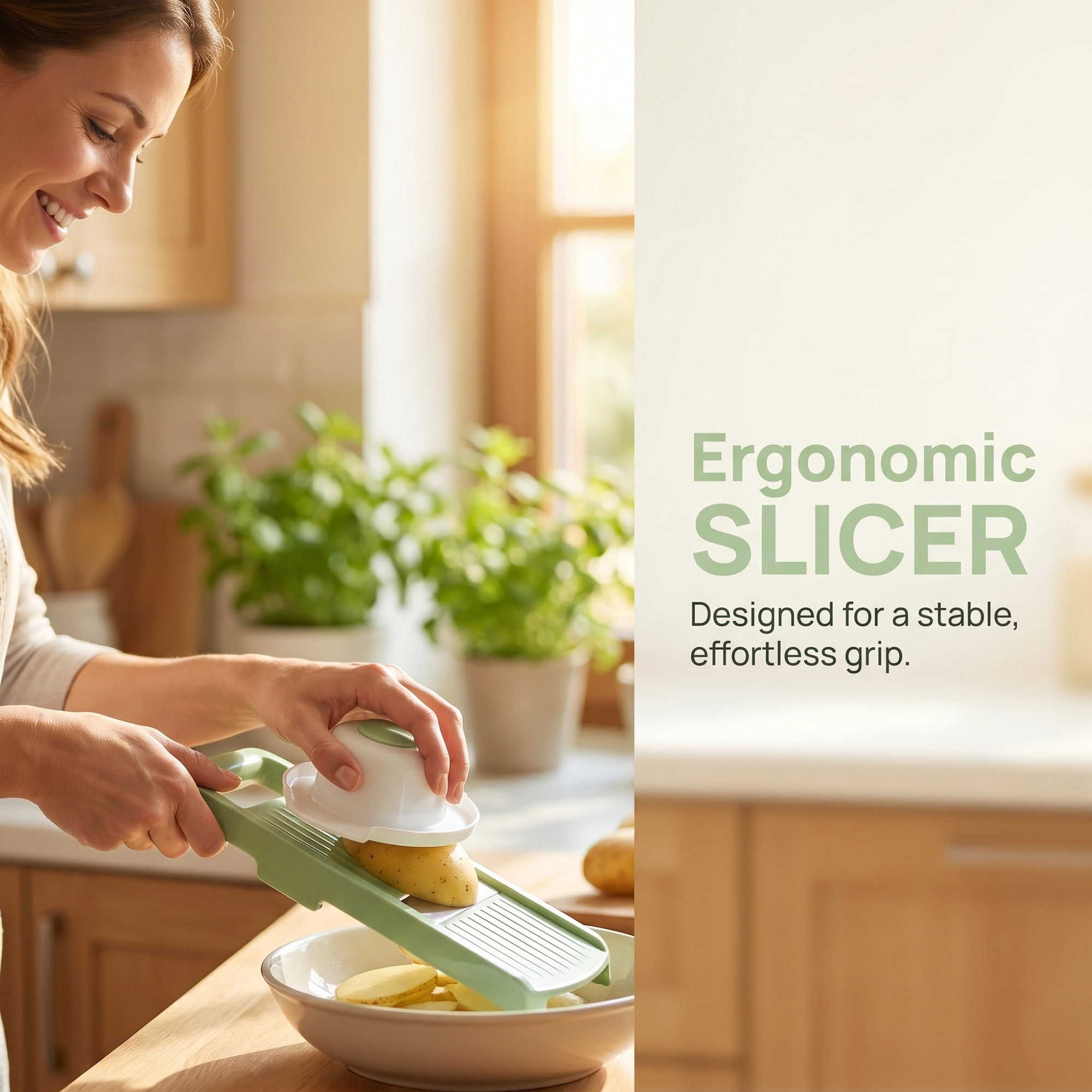 Unique Bargains Adjustable Mandoline Slicer with Chopping for Cooking 3 in 1(B) 11x4.3in