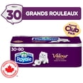 thumbnail image 2 of Royale Papier Hygiénique Velour, 30 équivalant à 80 rouleaux, 2 of 21