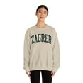 thumbnail image 4 of Zagreb Sweatshirt Gifts Crew Neck Shirt Long Sleeve Unisex, 4 of 7