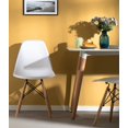 thumbnail image 2 of Bold Tones Mid-Century Modern Style Plastic DSW Shell Dining Chair, White (Set of 1), 2 of 2