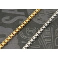 thumbnail image 3 of Stainless Steel Cross Jesus Medallion Pendant with Box Chain 24" SCP 165 S, 3 of 4
