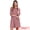 Dark Pink, variant on DARING DIVA Women's Button Down 3/4 Sleeve A-Line Mini Shirt Dress XS Dark Pink