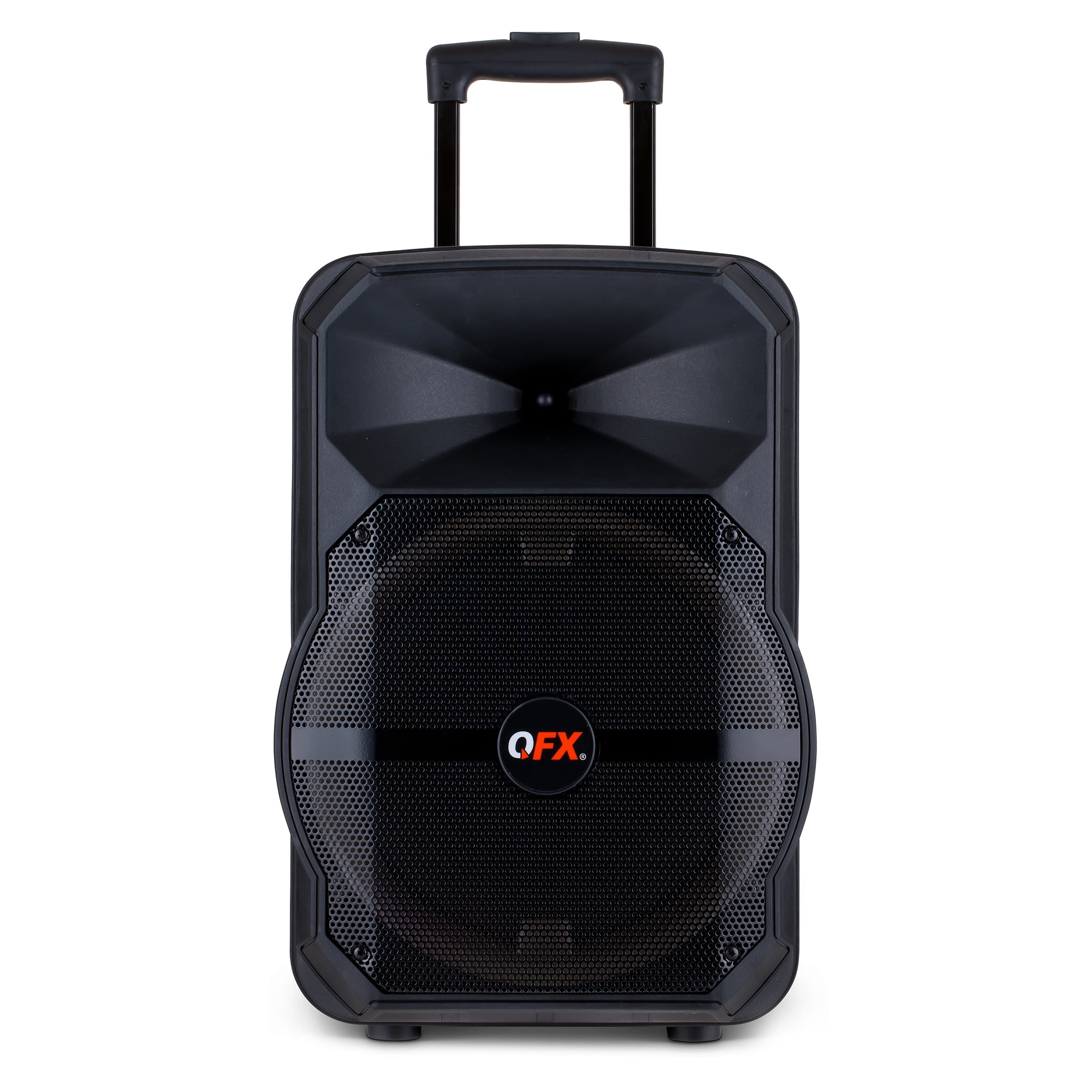 【在庫処分】キューフラ (Q-FLA) Bluetooth Bluetooth QFX Bluetooth Battery Powered Portable PA Speaker- Black