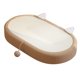 thumbnail image 2 of Cama Rascadora Para Gatos Ovalada, Resistente A La Abrasión Que Evita La Descamación Cama Rascadora Para Gatos Con Material De Sisal Espacio De Descanso Cómodo Universal Cama, 2 of 7