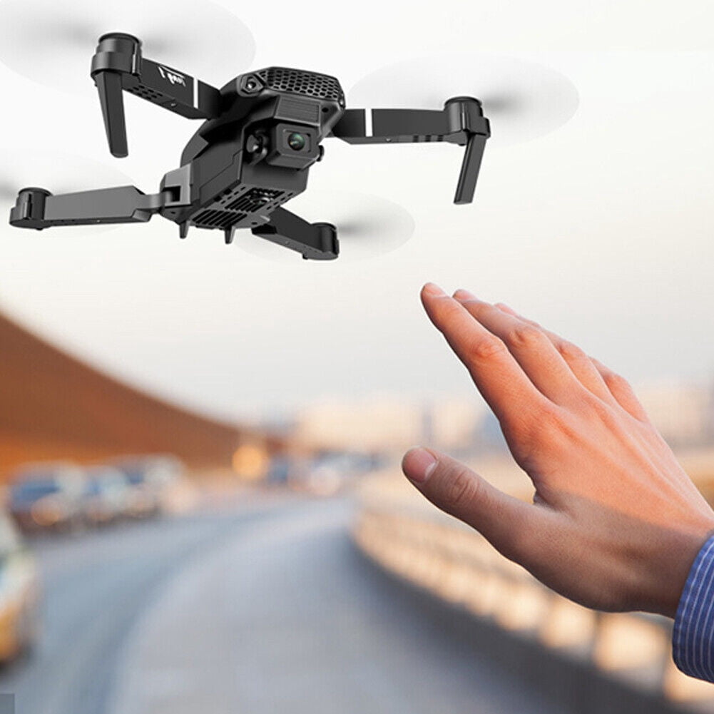 US New RC Drone With 4K HD Dual Camera WiFi FPV Foldable Quadcopter +4 Battery