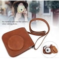 thumbnail image 3 of Camera Case For Instax Mini 12 Camera, Camera Pouch Storage Bag Protective Smooth Pu Leather With Shoulder Strap And Built-in Pocket, Instant Camera A, 3 of 4