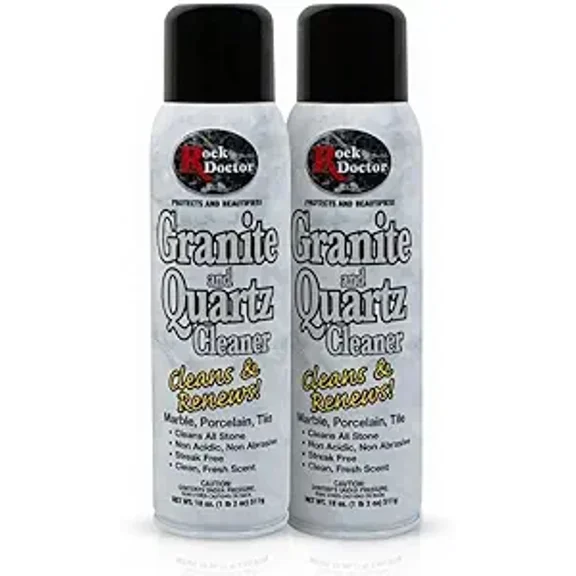 Rock Doctor Granite Cleaner Spray - Streak-Free, Unscented - 2 Pack, 18 Oz Each