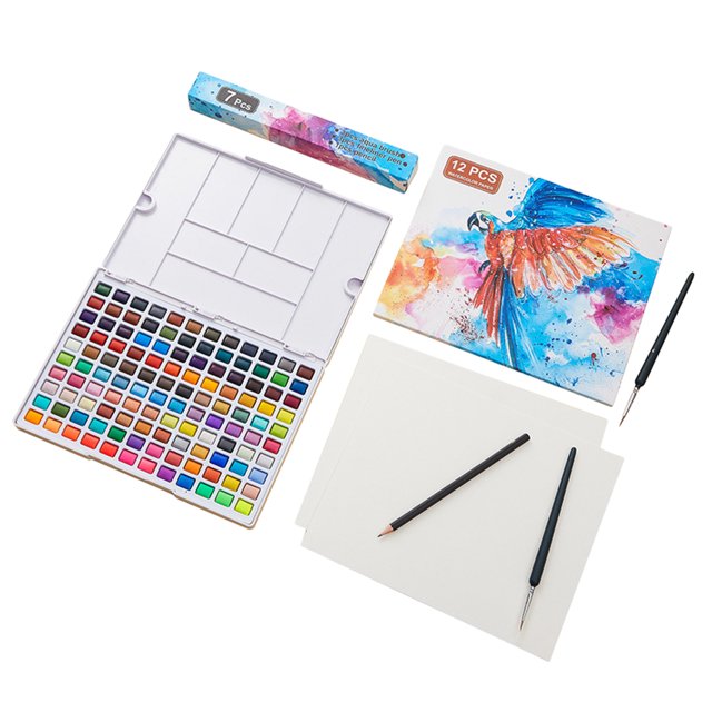 Juego de Pintura de Acuarela Sunnimix Herramientas para Artistas Principiantes