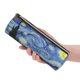 thumbnail image 5 of Easygdp The Starry Night para Estuche de Lápices Cilíndrico de Cuero con Cremallera, Organizador de Lápices de Cuero para Escuela, Oficina y Viajes, 5 of 6