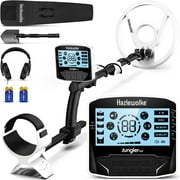 Hazlewolke Metal Detector for Adults, Waterproof 10 Inch Search Coil,5 Professional Modes of Detection with Pinpoint Accuracy Gold Detector