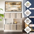 thumbnail image 4 of Ornavo Home Foldable Collapsible Storage Box Bins Shelf Basket Cube Organizer With Dual Handles - Set of 6 - 11 x 11 x 11 - Ash Beige, 4 of 8