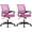 Pink, variant on YRLLENSDAN 360 Degree Swivel and 360 Degree Rotation Office Desk Chair, Black