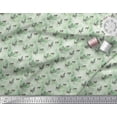 thumbnail image 3 of Soimoi Green Rayon Fabric Tree Animal Print Sewing Fabric Yard 42 Inch Wide, 3 of 3