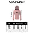 thumbnail image 6 of H2H Womens Casual Slim Fit Pullover Hoodie Sweatshirt Long Sleeve Solid Colors (CWOHOL032), 6 of 6