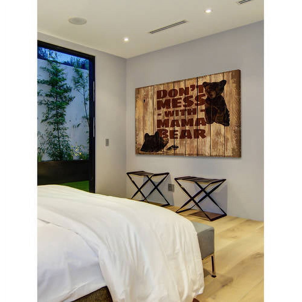 Marmont Hill "Mama Bear 2" Painting Print on Wrapped Canvas