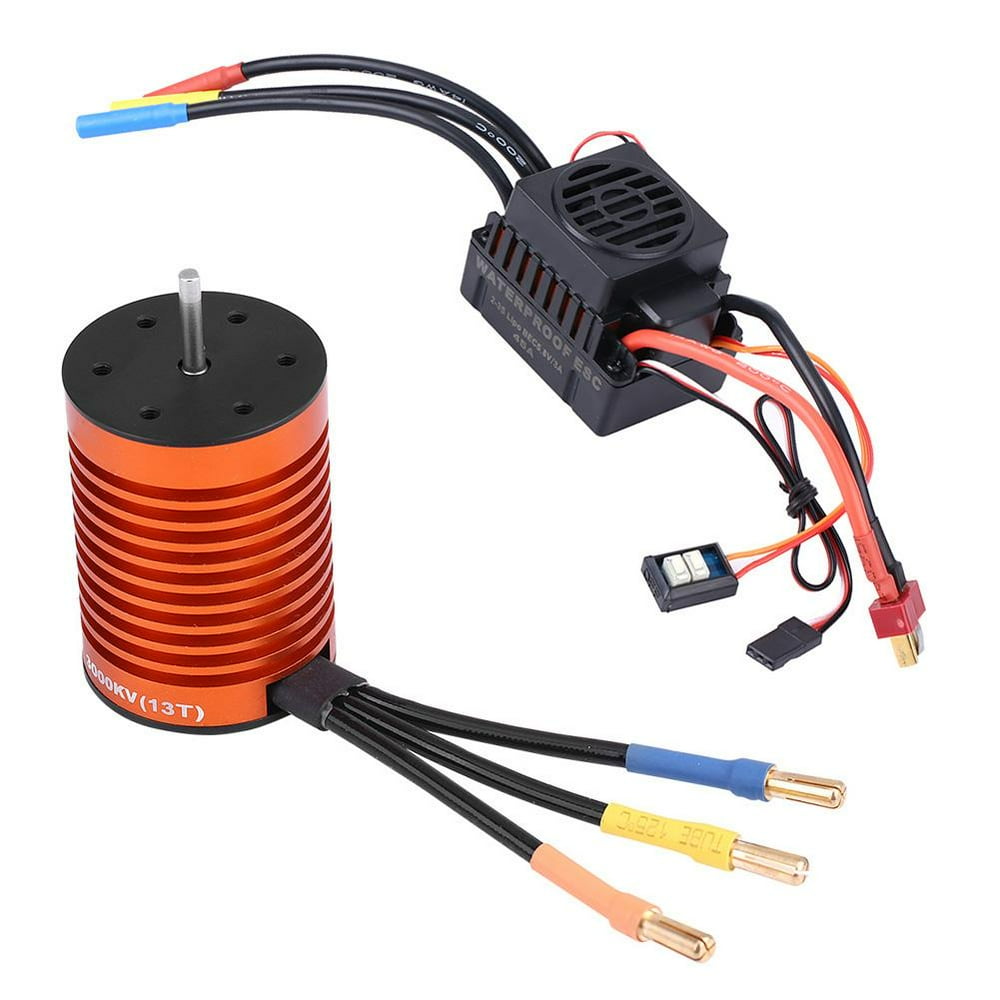 OTVIAP Rcharlance F540 3000KV Brushless Motor & Waterproof 45A Brushless ESC RC Combo for 1/10 OTVIAP Rcharlance F540 3000KV Brushless Motor & Waterproof 45A Brushless ESC RC Combo for 1/10