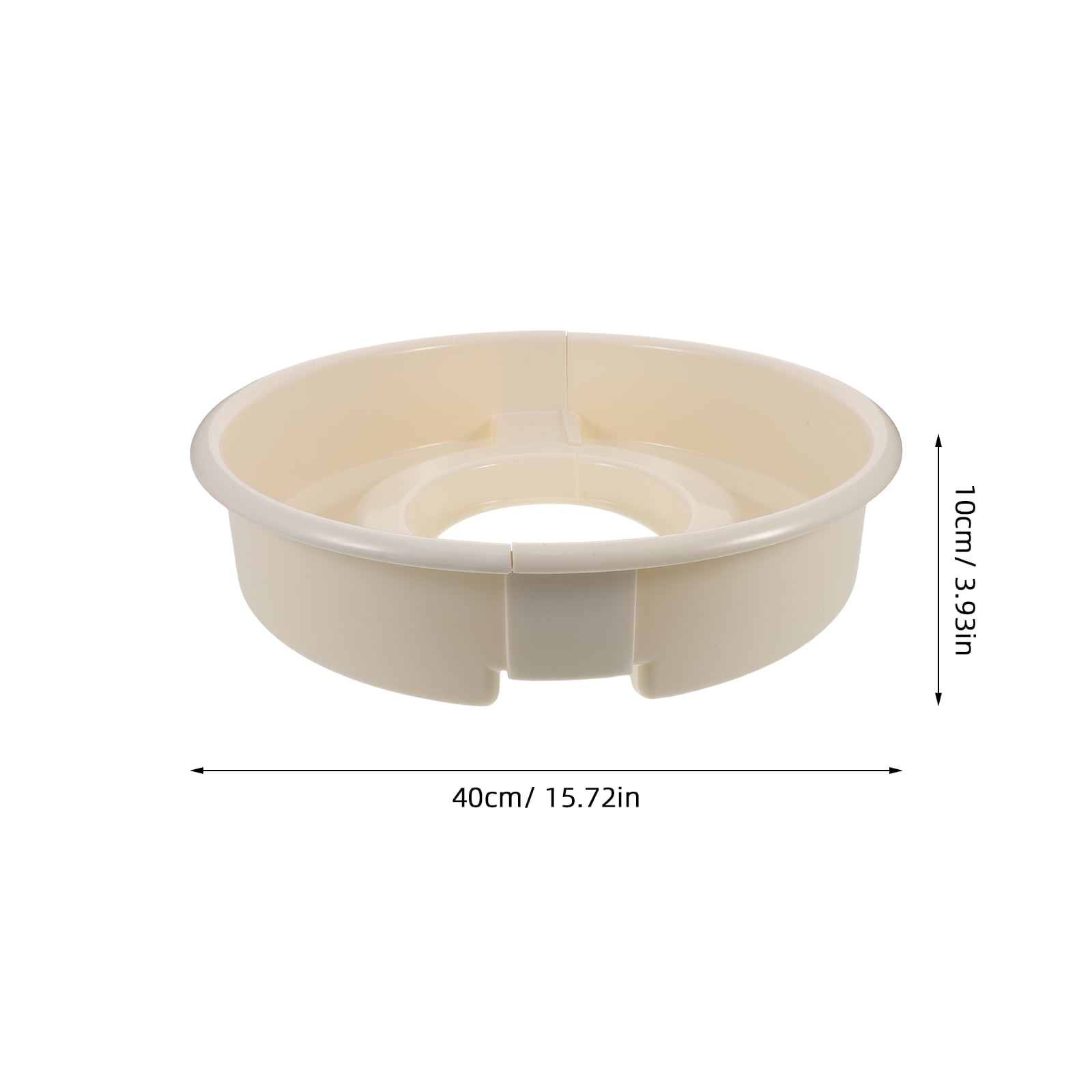 DEEPCRAFF White Plastic Basin Replacement Part for Pottery Wheel Ceramic Crafting and Clay Art Tools