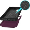 thumbnail image 5 of For TCL Stylus 5G Ultra Slim Corner Protection Shock Absorption Hybrid Dual Layer Hard PC TPU Rubber Armor Defender Cover ,Xpm Phone Case [Purple], 5 of 9