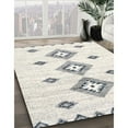 thumbnail image 2 of Ahgly Company Indoor Rectangle Contemporary Antique White Beige Abstract Area Rugs, 2' x 3', 2 of 6