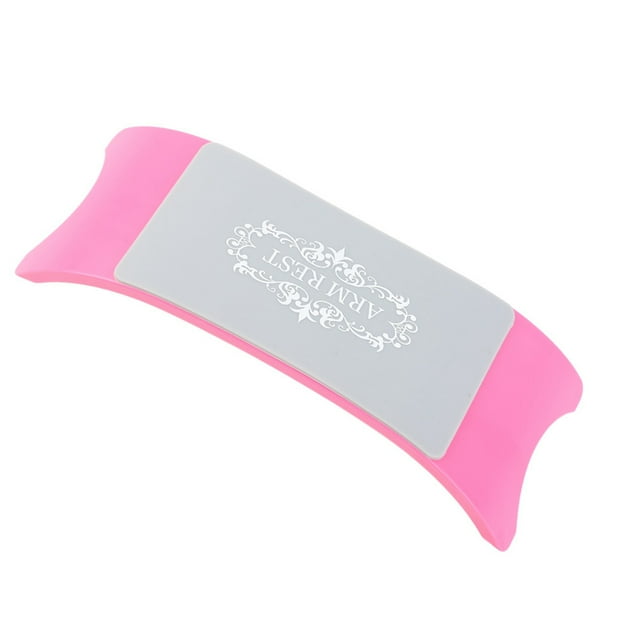 Equipo De Decoración De Uñas, Cojín Para Reposabrazos De Mesa De Uñas, ABS + Reposabrazos De Silicona Para Uñas, 22 X 8 X 5 Cm Para Bricolaje En El Hogar Para Salón De