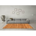 thumbnail image 3 of Ahgly Company Indoor Rectangle Abstract Orange Modern Area Rugs, 6' x 9', 3 of 4
