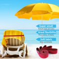 thumbnail image 4 of HSHDLDF Bandes pour Serviettes (4 Pack) Clips pour Chaises de Plage & Piscine & Croisière en Silicone Extensible (Rouge/turquoise), 4 of 6