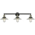 thumbnail image 1 of Innovations Halophane 3 Light Bathroom Fixture - Black Antique Brass - 305-3W-BAB-G2, 1 of 1