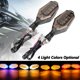 12V Double Couleur 18 LED Moto Clignotants Clignotants Clignotants – image 1 sur 7