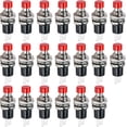 thumbnail image 1 of Mini Push Button Momentary Switches, Ampper 2 Pin On Off 1A 250V AC 7MM Round SPST Normal Close Momentary Pushbutton Switches, 1 of 5
