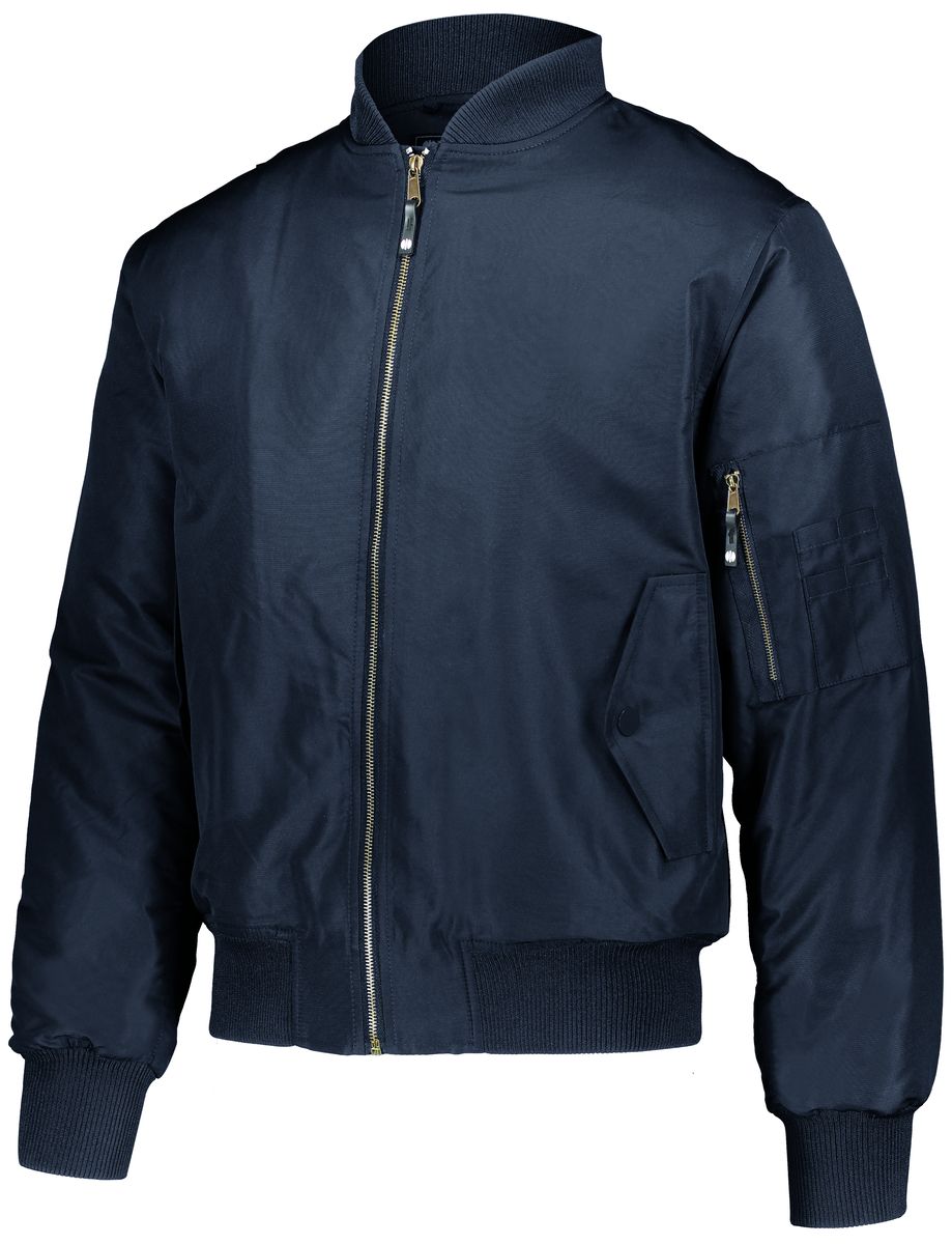 Holloway Sportswear L Flight Bomber Jacket Carbon Print 229532 - image 4 of 4
