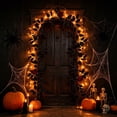 thumbnail image 5 of Halloween Artificial Black Garland With Red Rose,Gothic Burgundy Floral Leaf Vines Garland, Halloween Wedding Decor Indoor Outdoor Party Wall Mantel Hanging Decorations, 5 of 6