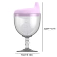 thumbnail image 4 of Ygjytge Baby Goblet No Spill Baby Sippy Cup Copa Vino para Baby Kid Party (Púrpura), 4 of 9