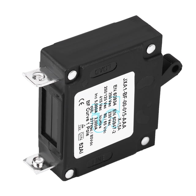 Durable DC/AC Manual ON/OFF interruptor de reinicio interruptor de seguridad disyuntor 15A