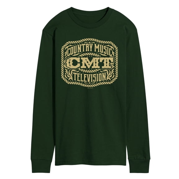 CMT - Belt Buckle - Men's Long Sleeve Graphic T-Shirt
