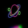 thumbnail image 5 of Northlight LED Ringed Planet Neon Lighted Wall Art - 16", 5 of 8