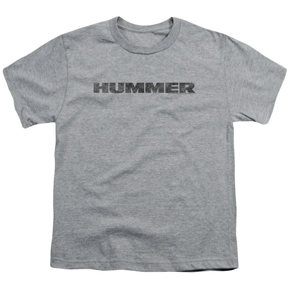 Hummer - Distressed Hummer Logo - Youth Short Sleeve Shirt - X-Large