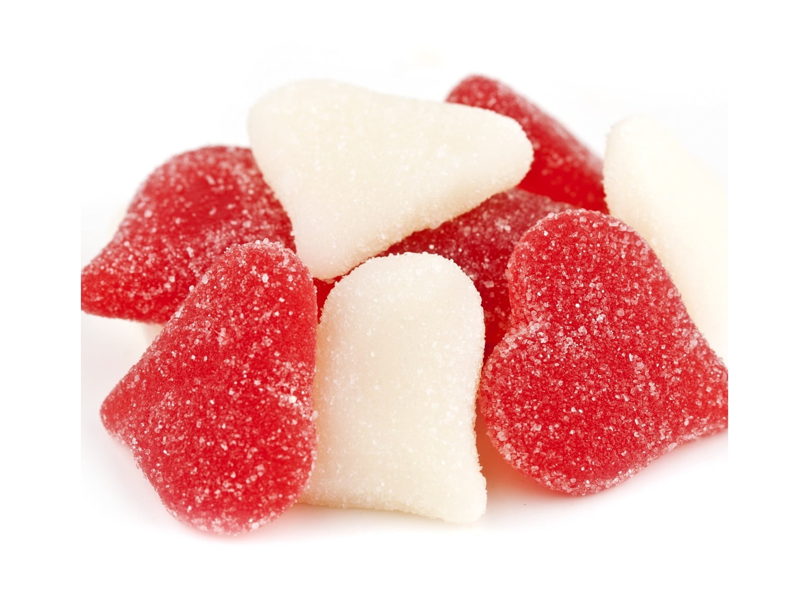 Sanded Sour Gummi Valentine Hearts 4.5 pounds Gummi Hearts