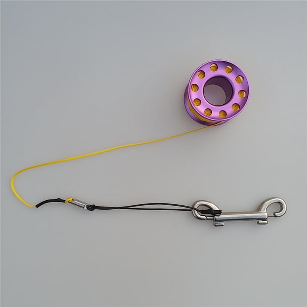 Bobine De Doigt En Alliage D'aluminium – Plongée Apnée, Légère, Diamètre 5.9 Cm – Vide, Personnalisable