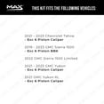 thumbnail image 3 of MAX Advanced Brakes - Brake Kit For 2019-2023 Chevy Silverado 1500 (Standard Fr Brakes) | Carbon Ceramic Brake and Rotor Kit Front and Rear | Daily Driving OE Replacement Brake Rotors, 3 of 9